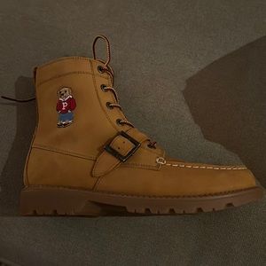 Ralph Lauren Polo Bear Lace up Boots